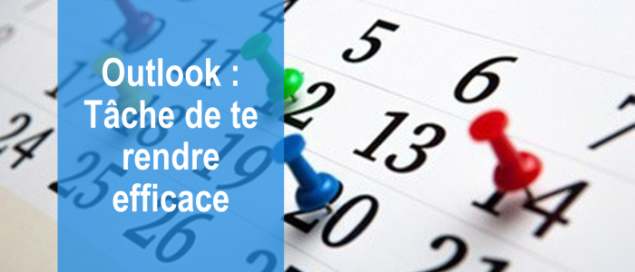 Une image qui affiche un calendrier pour représenter les tâches et la gestion du temps dans Outlook.